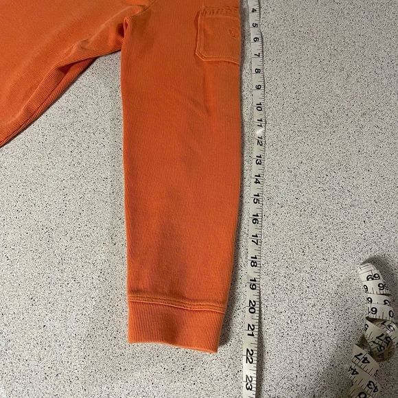 Lauren by Ralph Lauren orange cotton sweater - Picture 3 of 8